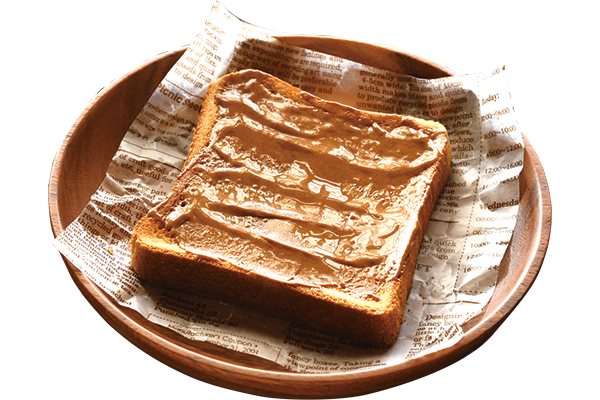 パンに塗って、焼いて、香ばしいアーモンドトースト