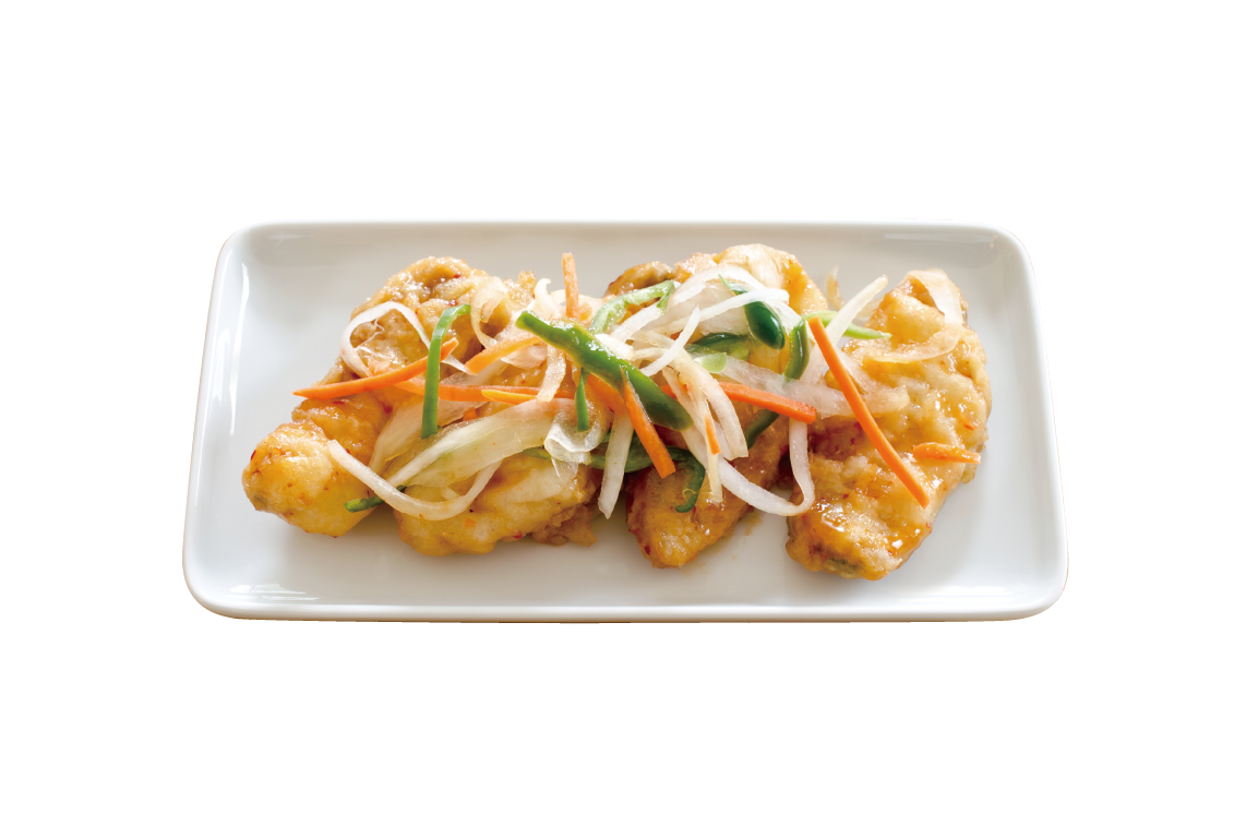 4種のブレンドお酢と2種の柑橘果汁の味わい（はちみつ入）あじ南蛮漬け